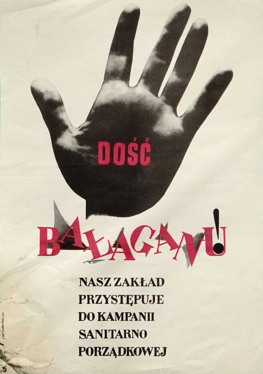 Okładka - Dość bałaganu! Nasz zakład przystępuje do kampanii sanitarno-porządkowej