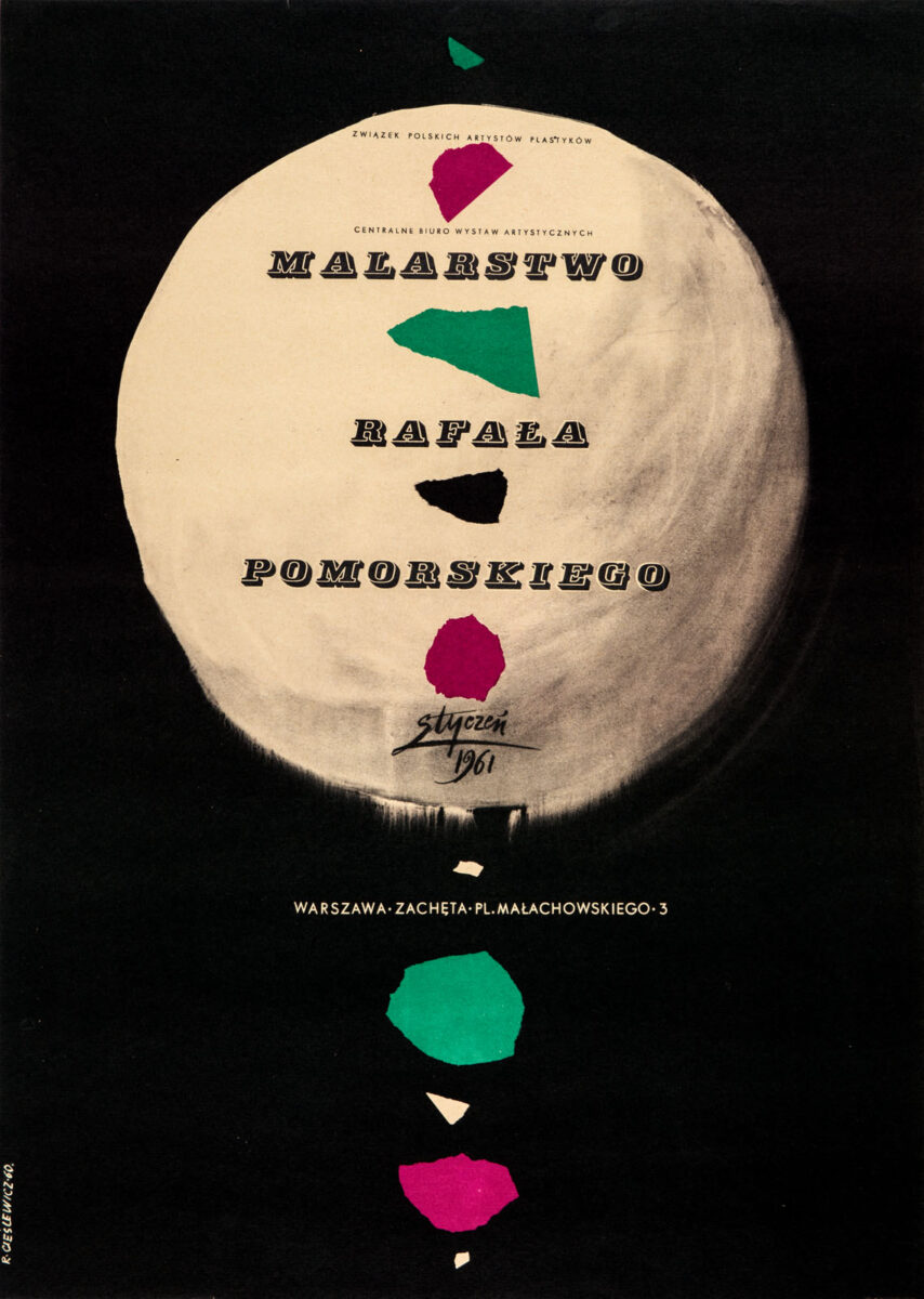 Okładka - Malarstwo Rafała Pomorskiego. Styczeń 1961, Warszawa, Zachęta, Plac Małachowskiego 3