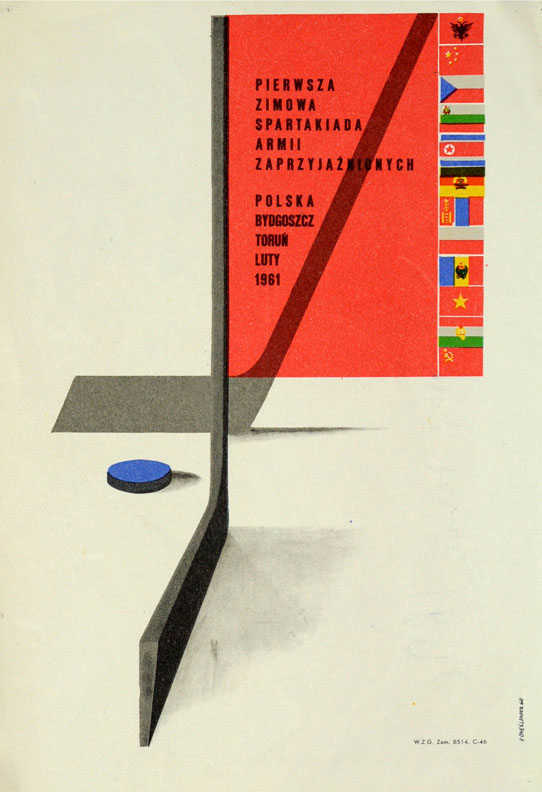 Okładka - Pierwsza Zimowa Spartakiada Armii Zaprzyjaźnionych. Polska, Bydgoszcz–Toruń, luty 1961