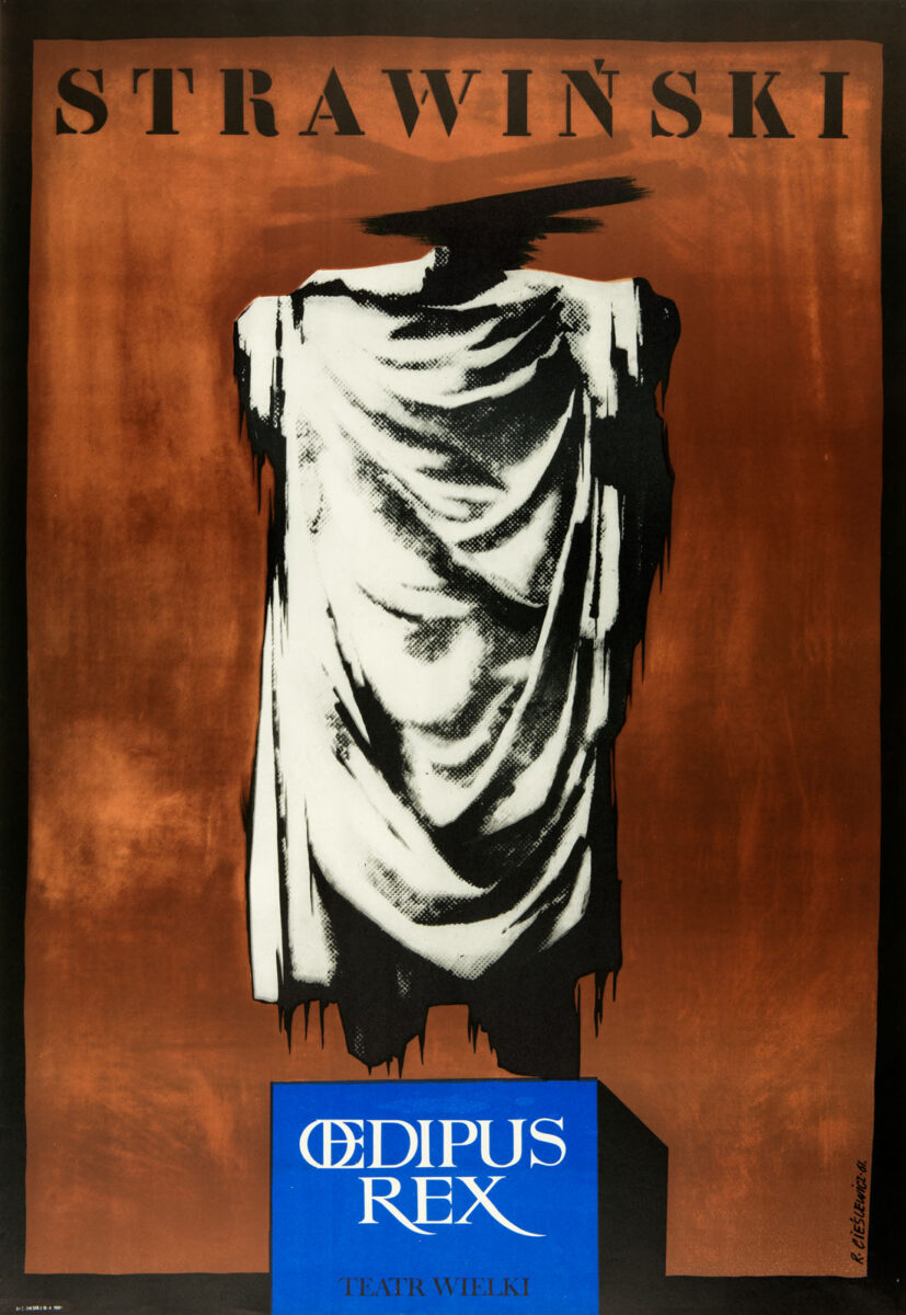 Okładka - Oedipus Rex, Strawiński