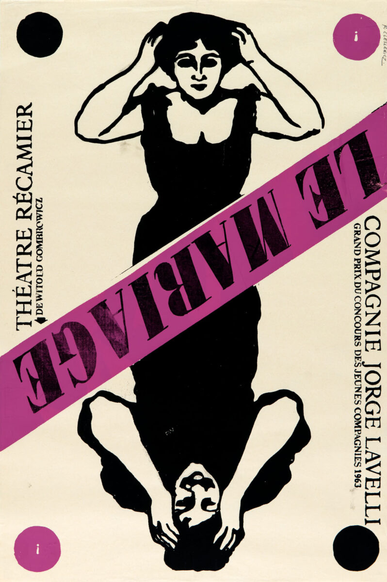 Okładka - Le Mariage de Witold Gombrowicz. Théâtre Récamier, Compagnie Jorge Lavelli