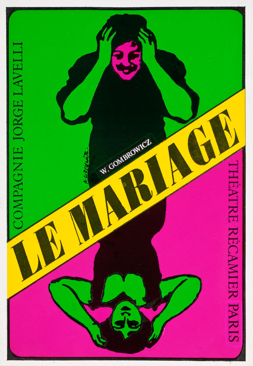 Okładka - Le Mariage de Witold Gombrowicz. Théâtre Récamier, Compagnie Jorge Lavelli