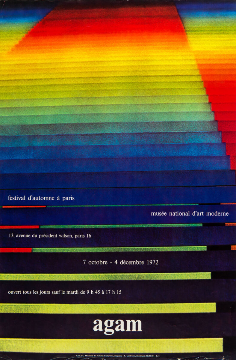 Cover - Agam. Festival d’Automne à Paris. Musée national d’Art moderne, 7 octobre – 4 décembre 1972