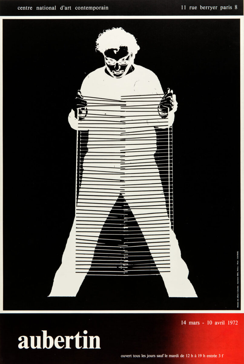 Okładka - Aubertin. Centre national d’art contemporain, 11 rue Berryer Paris 8, 14 mars – 10 avril 1972