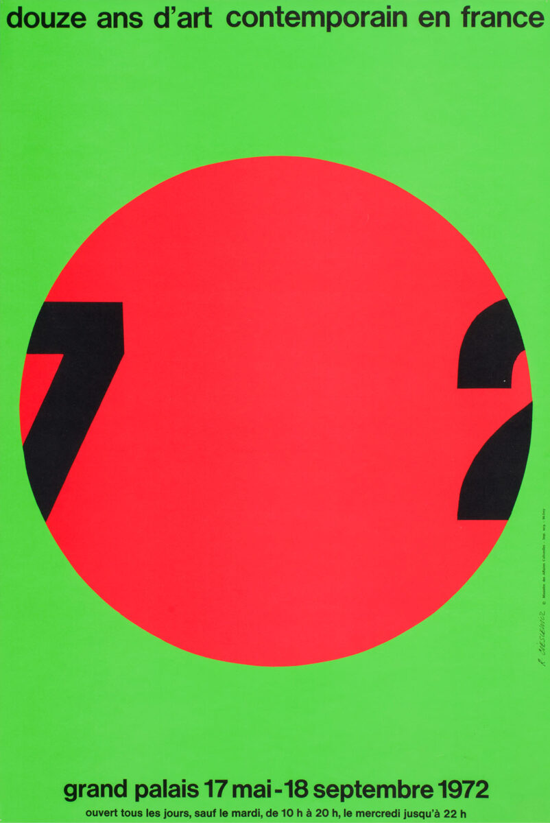 Okładka - Douze ans d’art contemporaine en France. Grand Palais, 17 mai – 18 septembre 1972