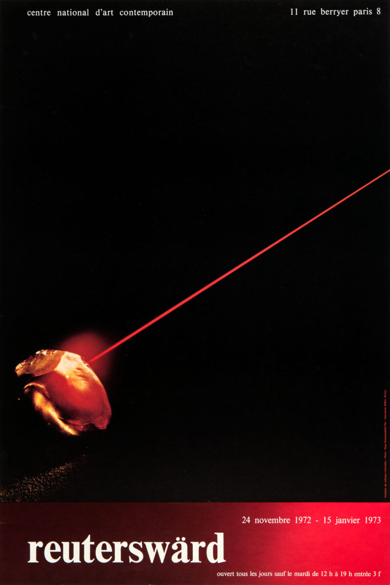 Cover - Reuterswärd. Centre national d’art contemporain, 11 rue Berryer Paris 8, 24 novembre 1972 – 15 janvier 1973