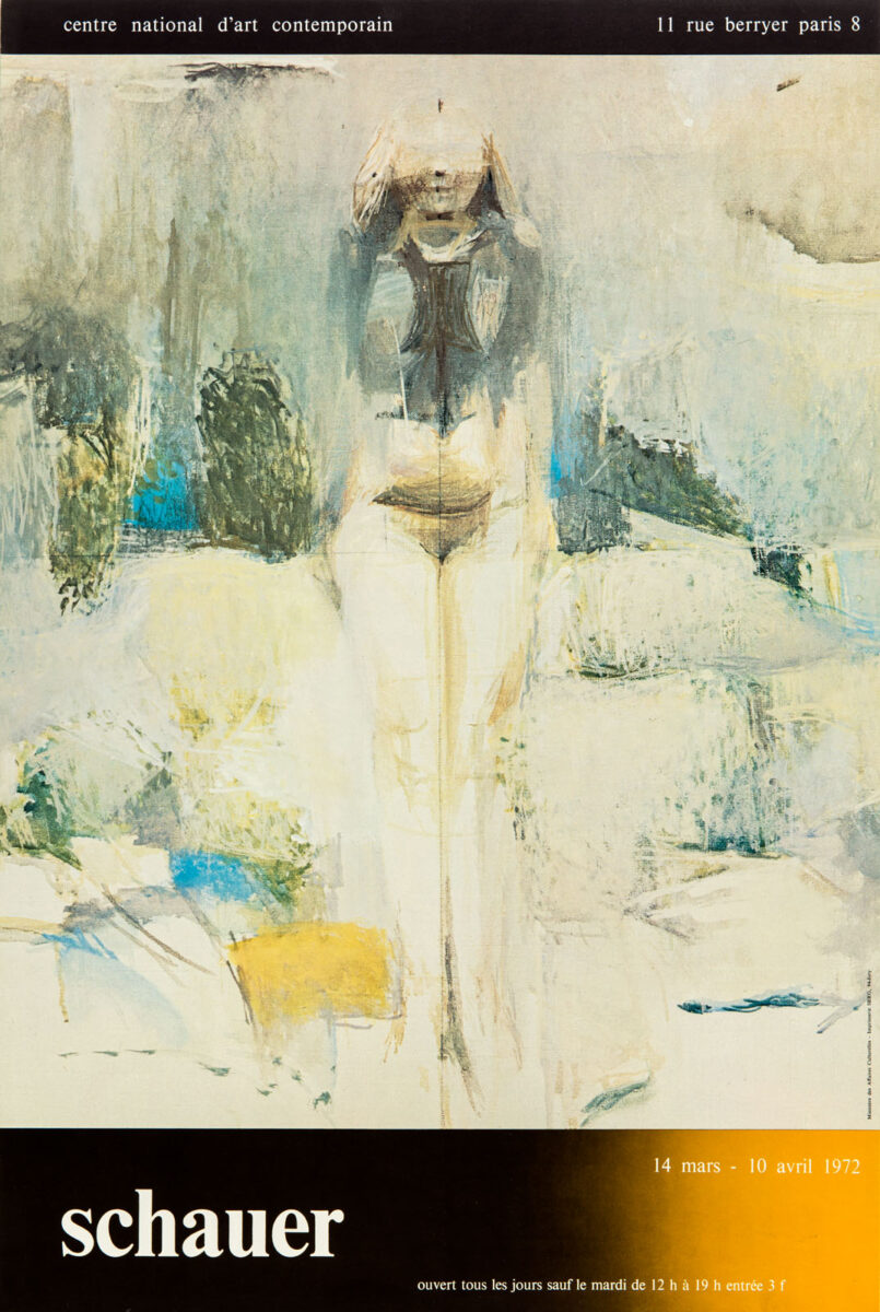Okładka - Schauer. Centre national d’art contemporain, 11 rue Berryer Paris 8, 14 mars – 10 avril 1972