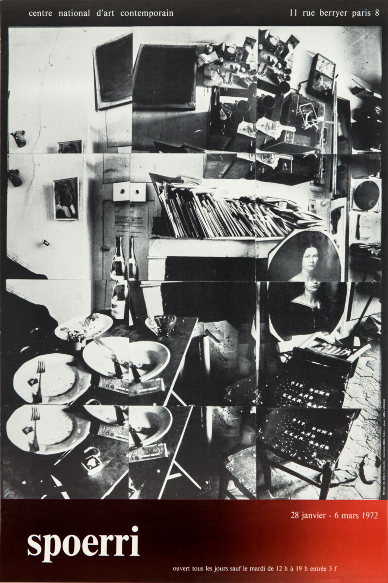 Okładka - Spoerri. Centre national d’art contemporain, 11 rue Berryer Paris 8, 28 janvier – 6 mars 1972