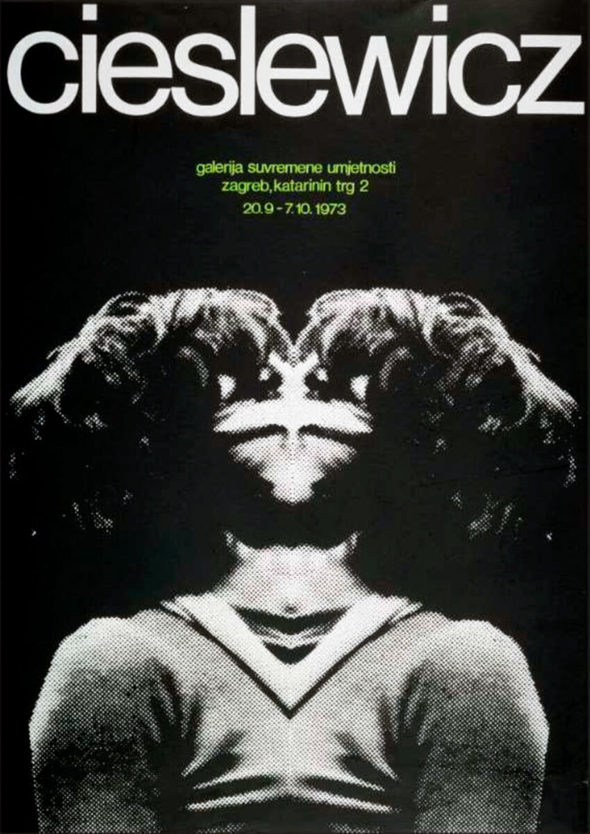 Okładka - Cieslewicz. Galerija Suvremene Umjetnosti, Zagreb, 20.9–7.10.1973