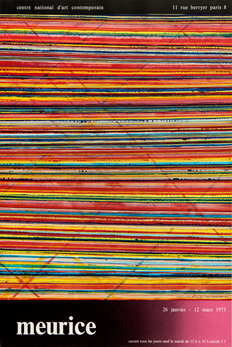 Okładka - Meurice. Documents CNAC 4. Centre national d’art contemporain, 11 rue Berryer Paris 8