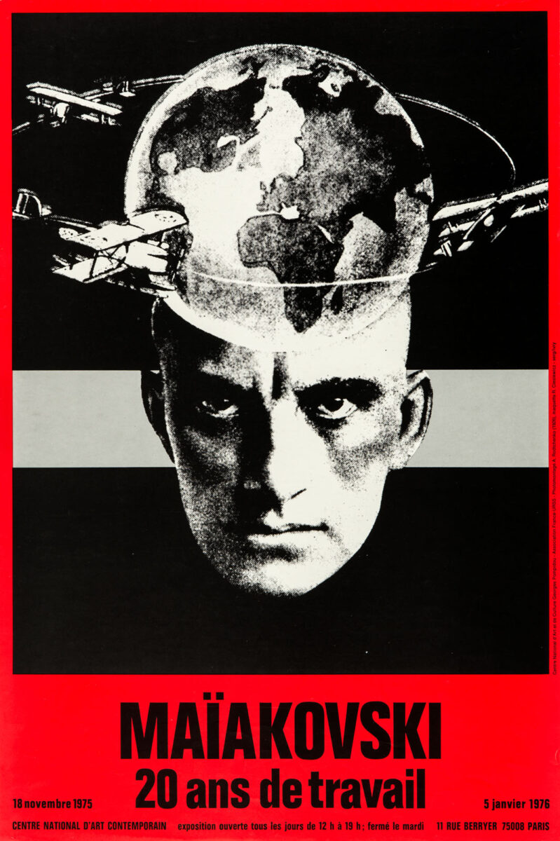 Okładka - Maiakowski. 20 ans de travail. 18 novembre 1975 – 5 janvier 1976, Centre national d’art contemporain, Paris