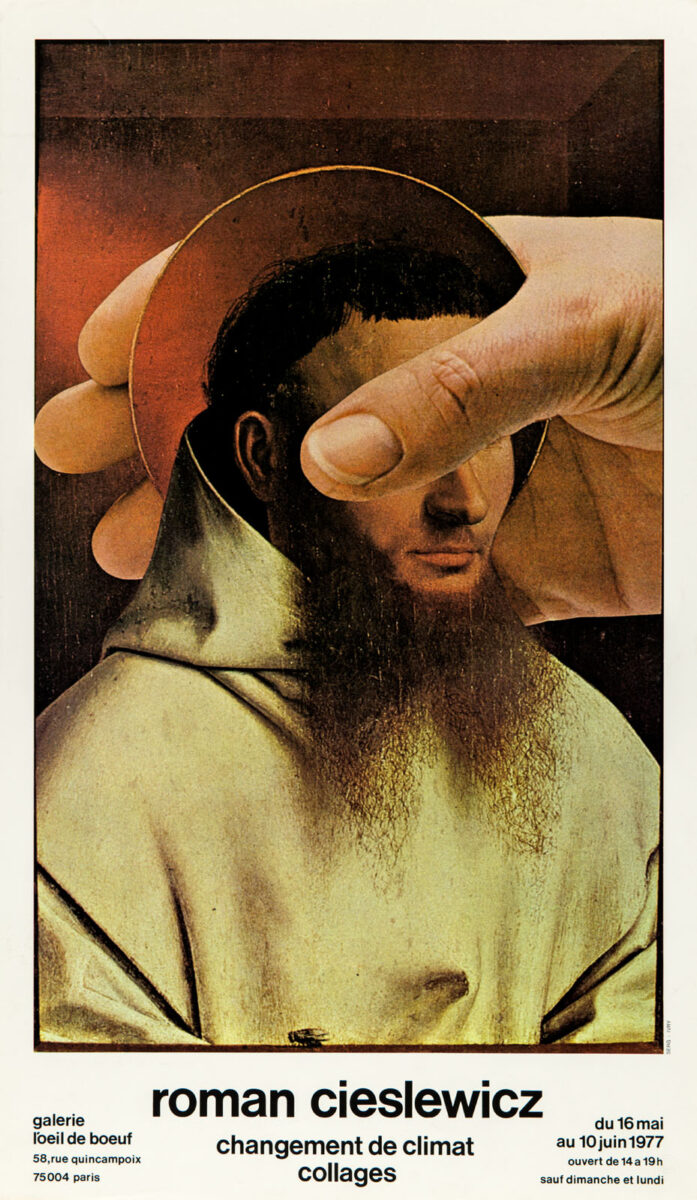 Okładka - Roman Cieslewicz. Changement de climat. Collages. Galerie l‘Oeil de Boeuf, du 16 mai au 10 juin 1977