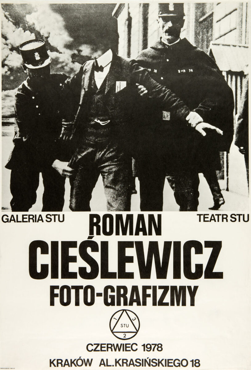 Okładka - Roman Cieślewicz. Foto-grafizmy. Kraków, Galeria Stu, Teatr Stu, czerwiec 1978