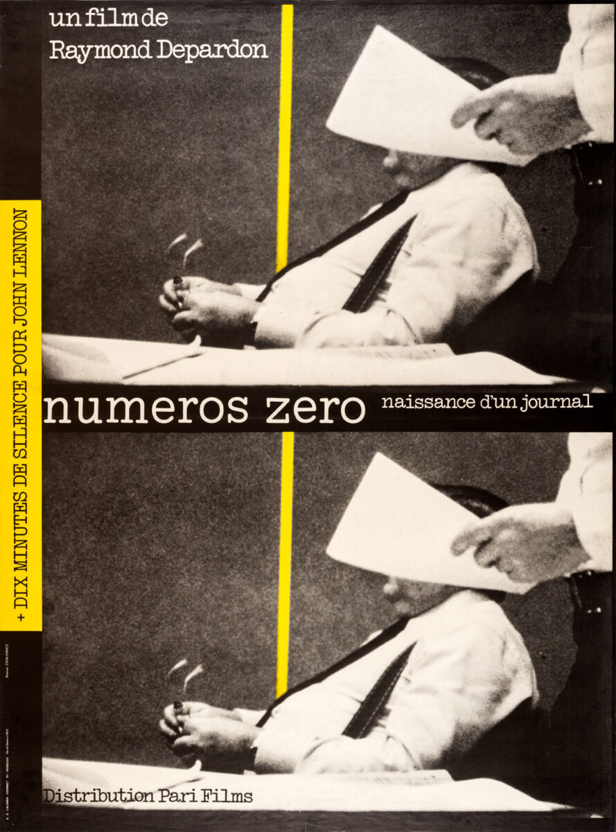 Okładka - Numéros zero, un film de Raymond Depardon
