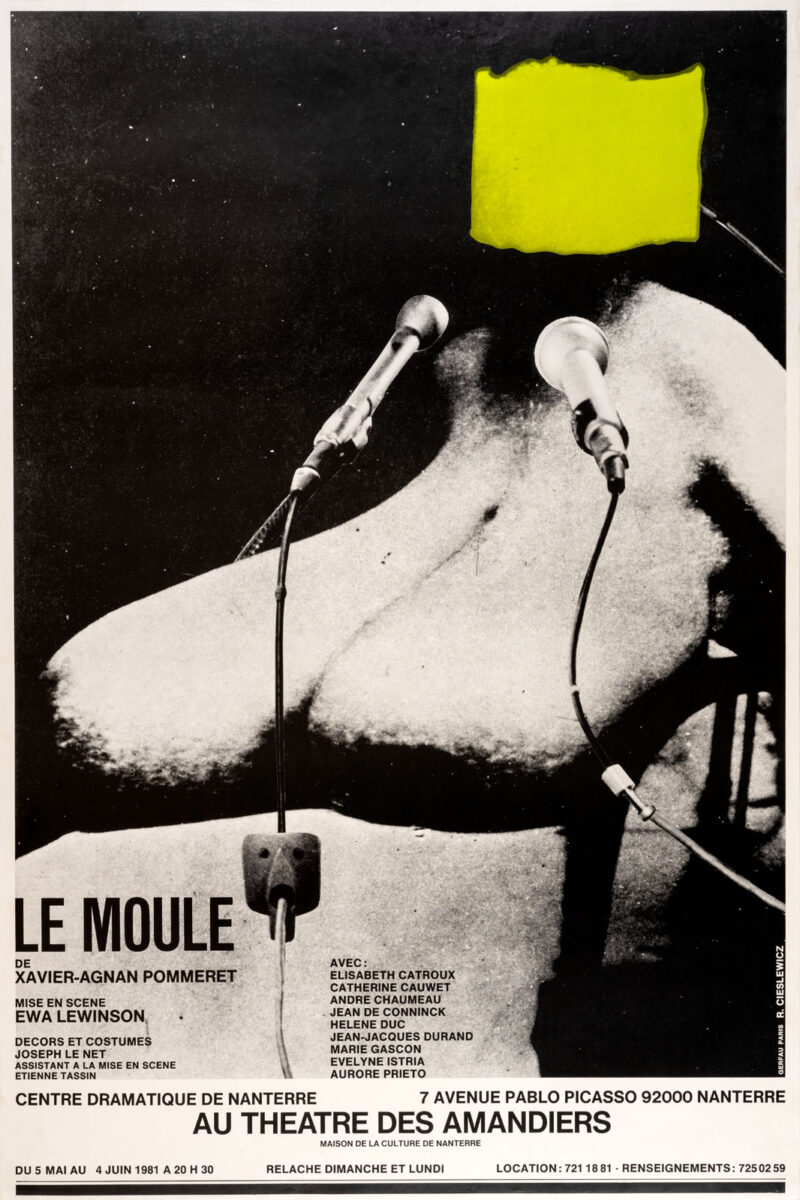 Okładka - Le Moule de Xavier-Agnan Pommeret au Théâtre des Amandiers