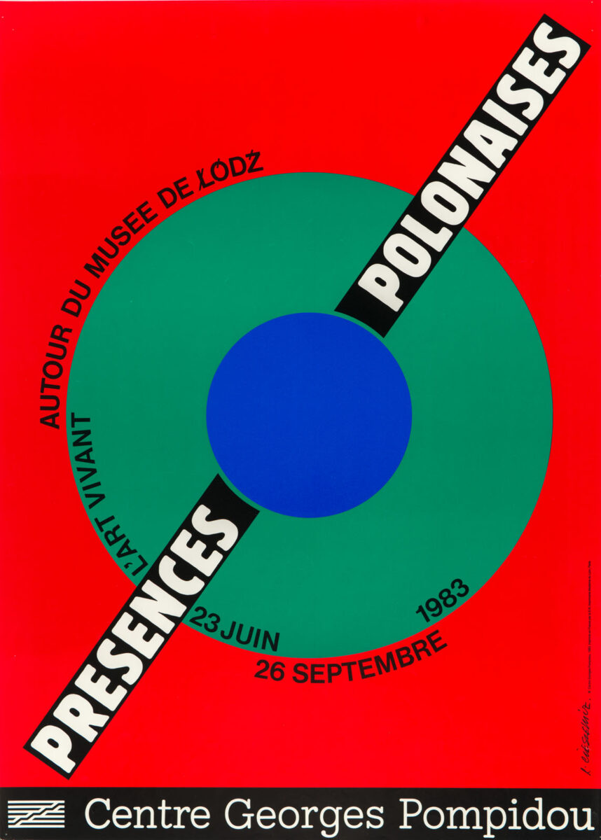 Okładka - Presences Polonaises, L'art vivant. 23 juin – 26 septembre 1983, Centre Georges Pompidou