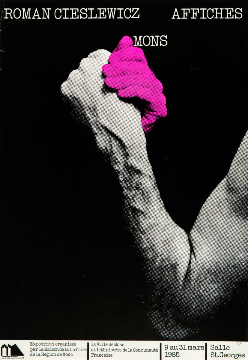 Okładka - Roman Cieslewicz. Affiches. Mons, 9 au 31 mars 1985, Salle St. Georges