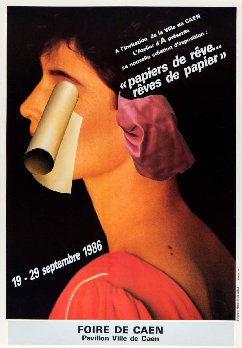 Okładka - „papiers de rêve... rêves de papier”, 19–29 septembre 1986, Foire de Caen, Pavillon Ville de Caen