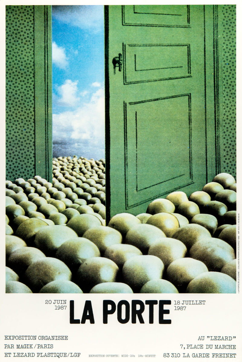 Okładka - La Porte. 20 juin 1987 – 18 juillet 1987. Exposition organisée par Magik / Paris et Lézard Plastique / LGF