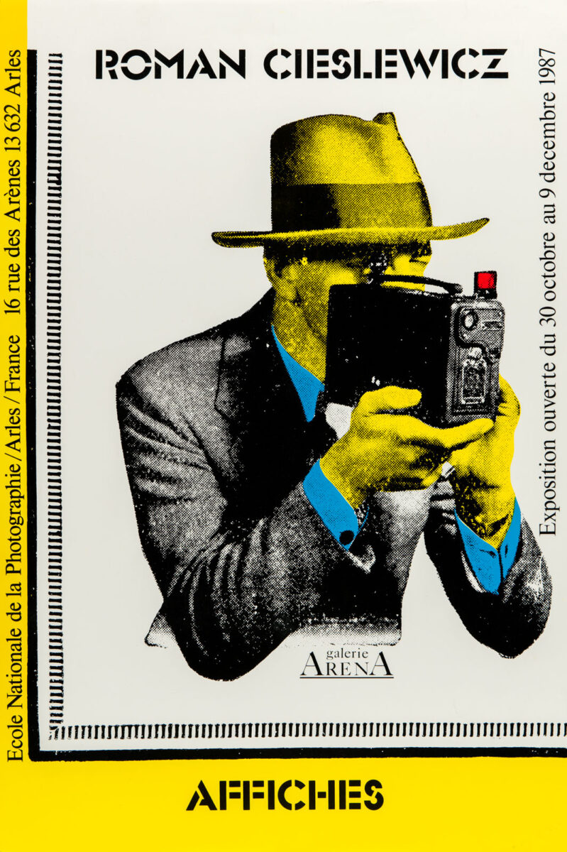 Okładka - Roman Cieslewicz. Affiches, Galerie Arena. Exposition ouverte du 30 octobre au 9 décembre 1987. École Nationale de la Photographie / Arles / France