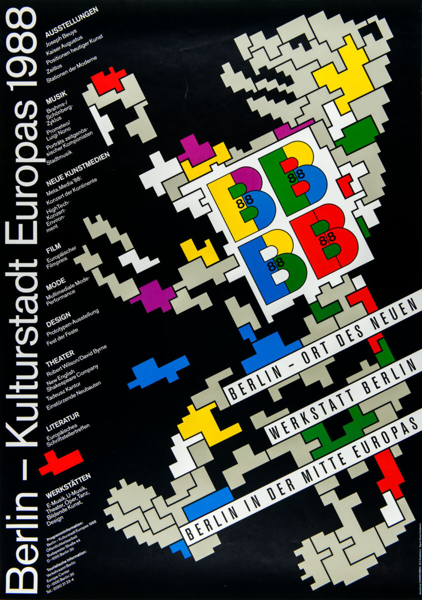 Okładka - Berlin – Kulturstadt Europas 1988. Berlin – Ort des Neuen, Werkstatt Berlin, Berlin in der Mitte Europas