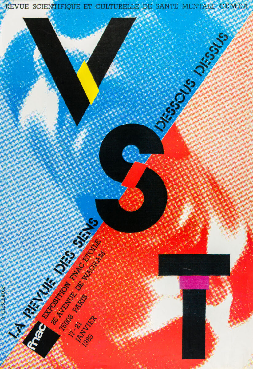 Okładka - VST. La Revue de sens: dessous, dessus. Exposition FNAC Étoile, Paris, 17–21 janvier 1989