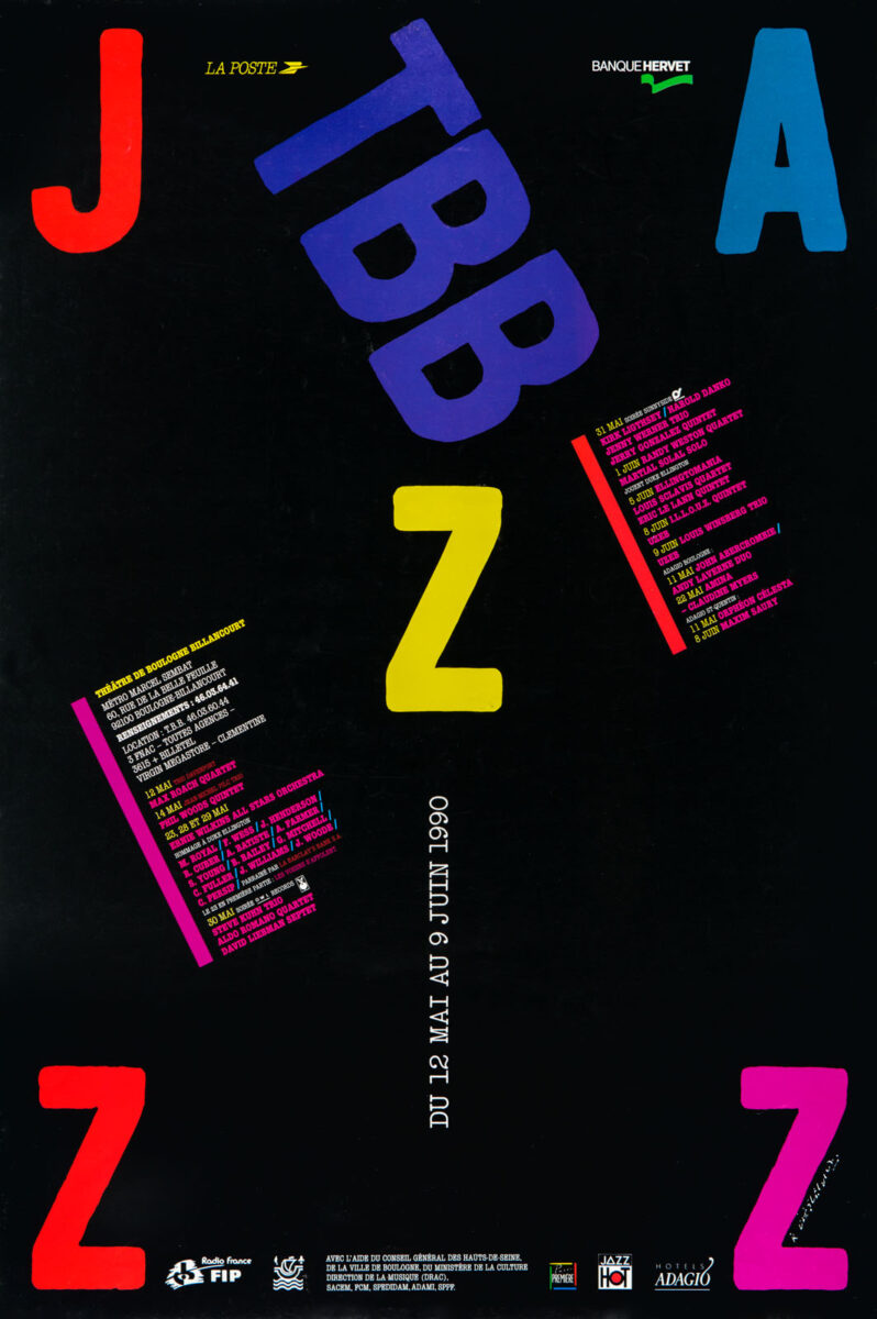 Okładka - TBB Jazz du 12 mai au 9 juin 1990. Théâtre de Boulogne-Billancourt