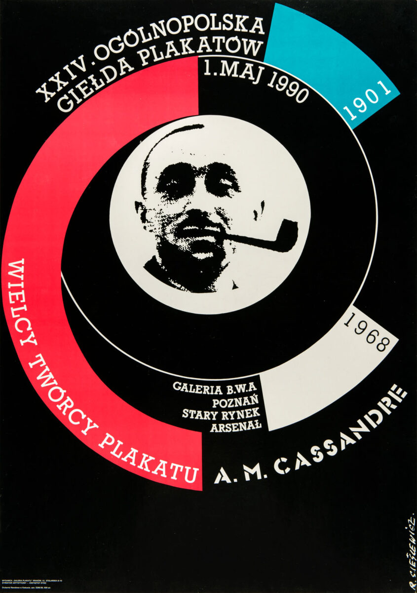 Okładka - XXIV. Ogólnopolska Giełda Plakatów. Wielcy Twórcy Plakatu. A. M. Cassandre 1901–1968