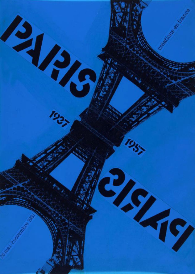 Okładka - Paris – Paris, 1937–1957. Créations en France. Centre Georges Pompidou, 28 mai – 2 novembre 1981