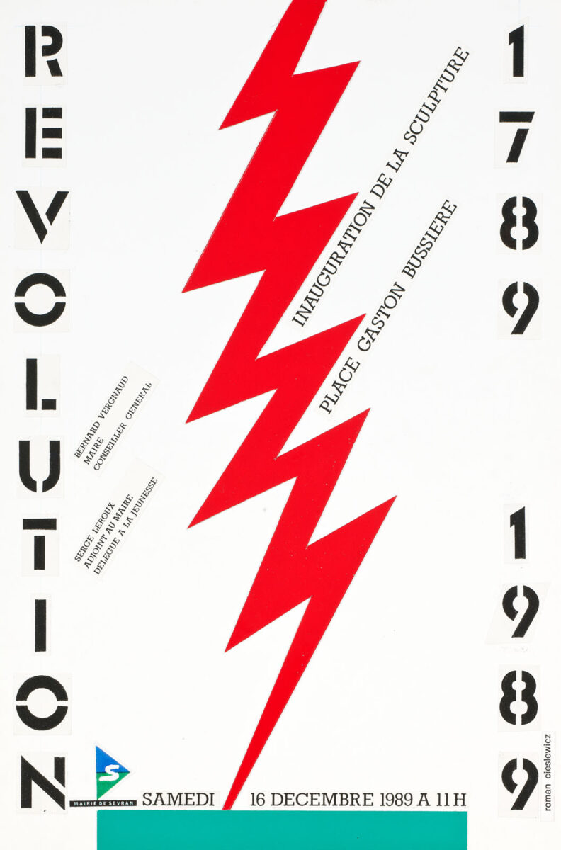 Okładka - Révolution 1789–1989. Inauguration de la sculpture, place Gaston Bussière [biały]