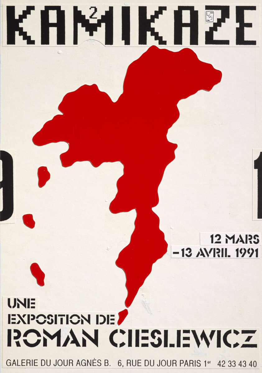 Okładka - Kamikaze 2. Une exposition de Roman Cieslewicz. Galerie du Jour agnès b., Paris, 15 Mars –15 Avril 1991