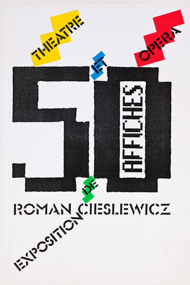 Okładka - 50 affiches de Roman Cieslewicz. Exposition. Théâtre et opéra.