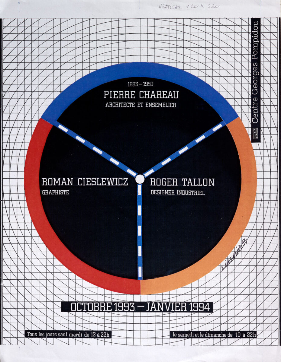 Okładka - Pierre Chareau 1883–1950 architecte, Roman Cieslewicz graphiste, Roger Tallon designer industriel