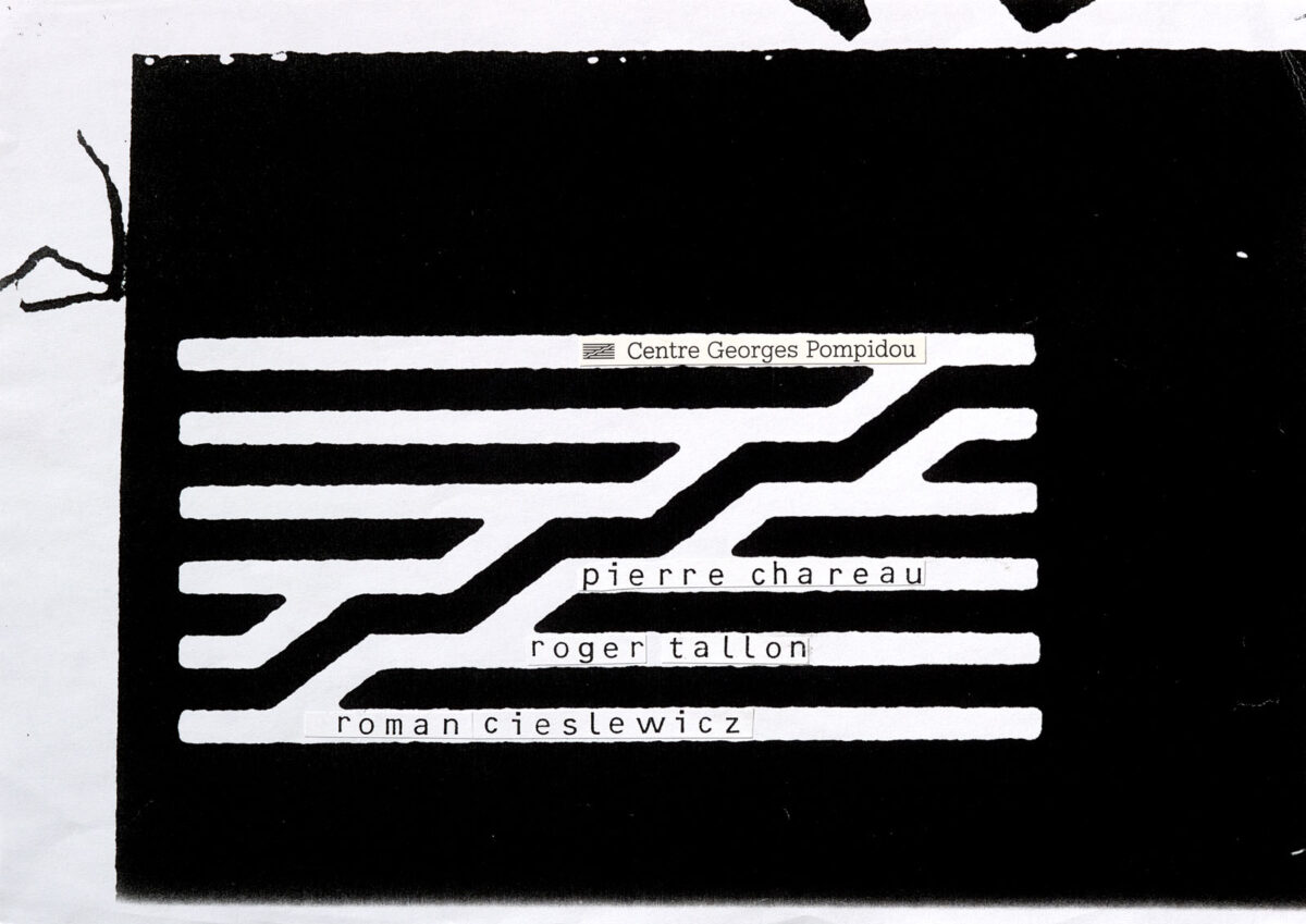 Okładka - Pierre Chareau, Roger Tallon, Roman Cieslewicz, Centre Georges Pompidou