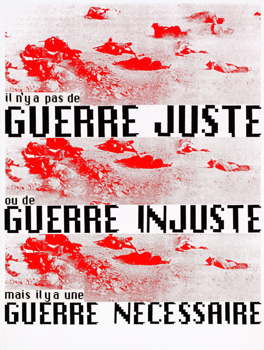 Okładka - Il n'y a pas de guerre juste ou de guerre injuste, mais il y a une guerre nécessaire