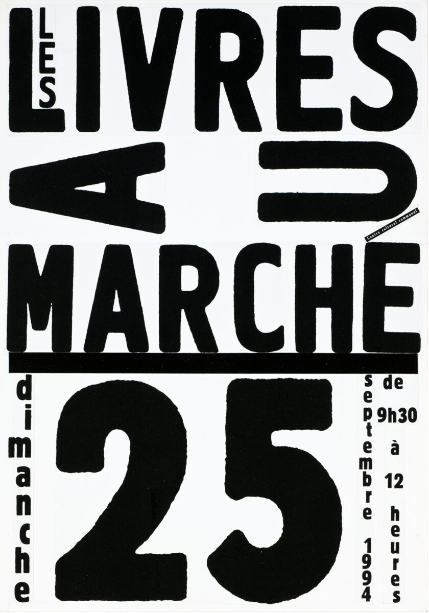 Okładka - Les Livres au Marché, dimanche, 25 septembre 1994