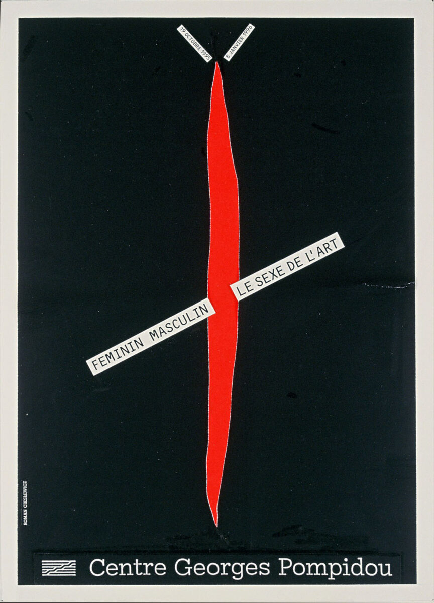 Okładka - Feminin – masculin. Le sexe de l'art, Centre Georges Pompidou
