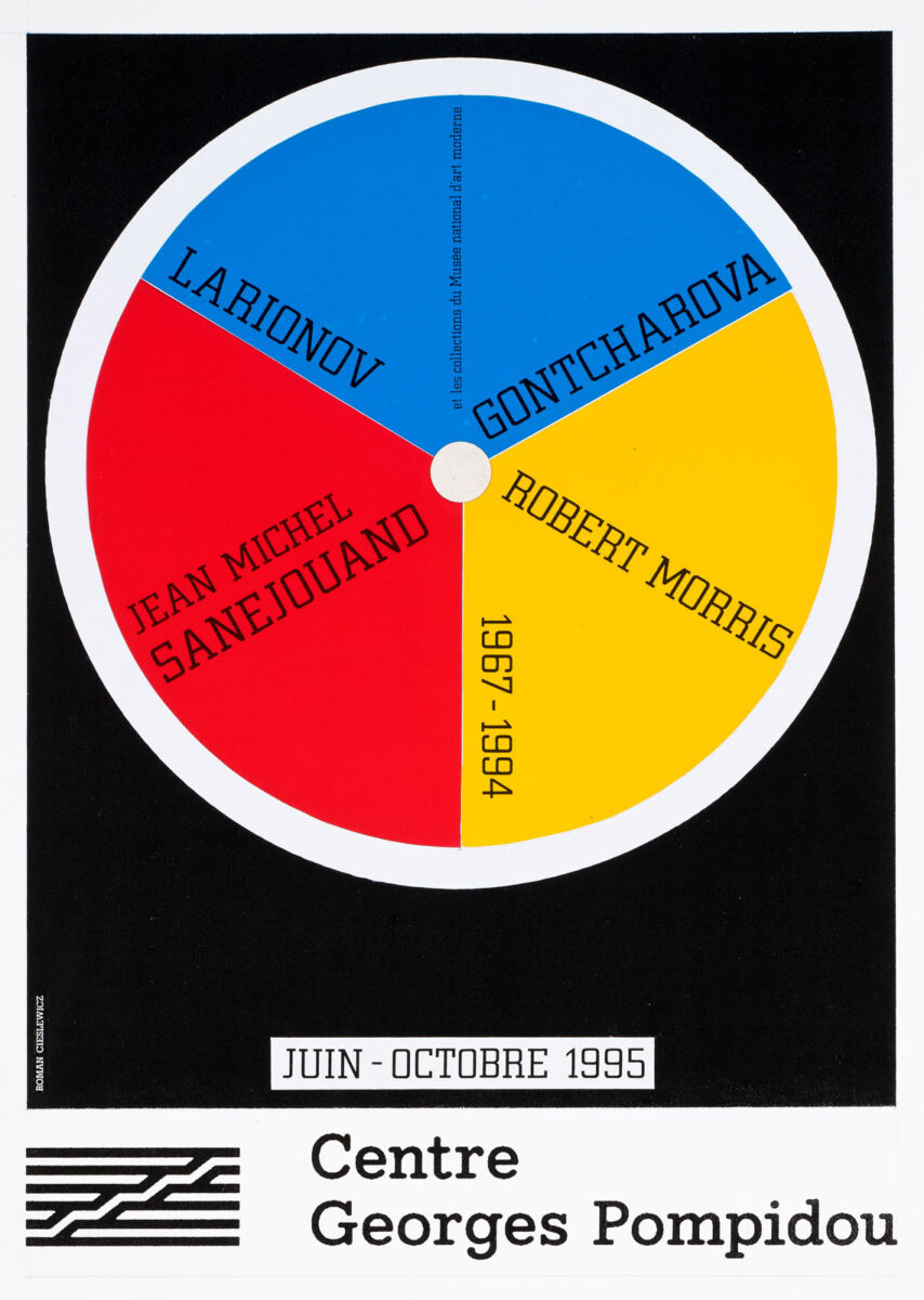 Okładka - Larionov, Gontcharova et les collections du Musée national d'art moderne, Robert Morris, Jean-Michel Sanejouand. Juin – octobre 1995, Centre Georges Pompidou