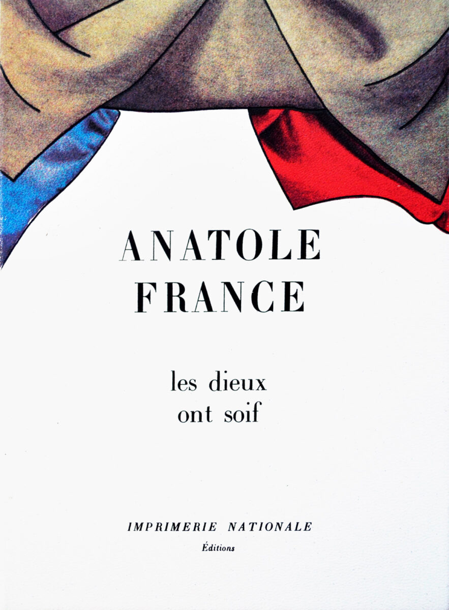 Okładka - Les dieux ont soif, Anatole France
