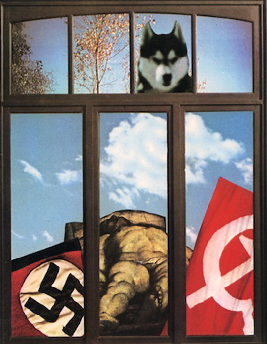 Okładka - Drapeau nazi, communiste et chien loup