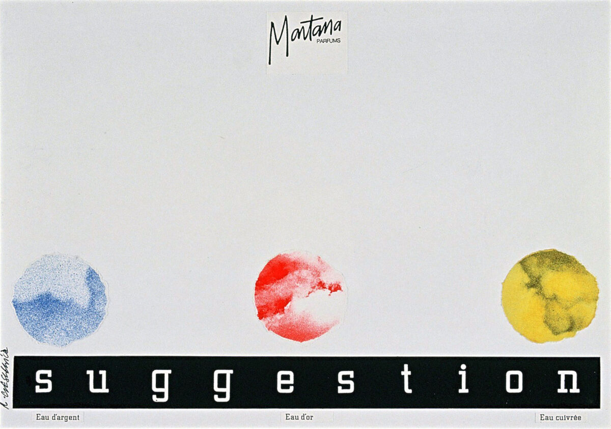 Okładka - Suggestion Claude Montana. Eau d'argent. Eau d'or. Eau cuivrée.
