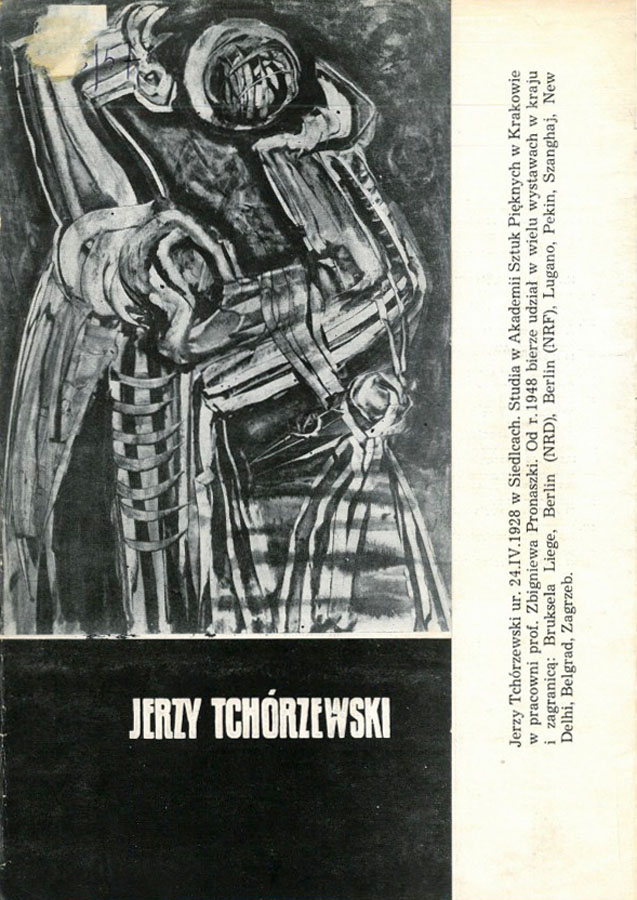 Okładka - Jerzy Tchórzewski, Centralne Biuro Wystaw Artystycznych, Warszawa