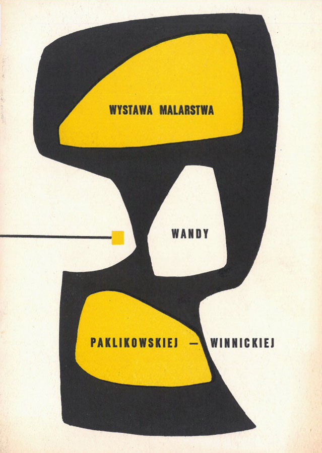 Okładka - Wystawa malarstwa Wandy Paklikowskiej-Winnickiej, luty – marzec 1959, Warszawa, Zachęta