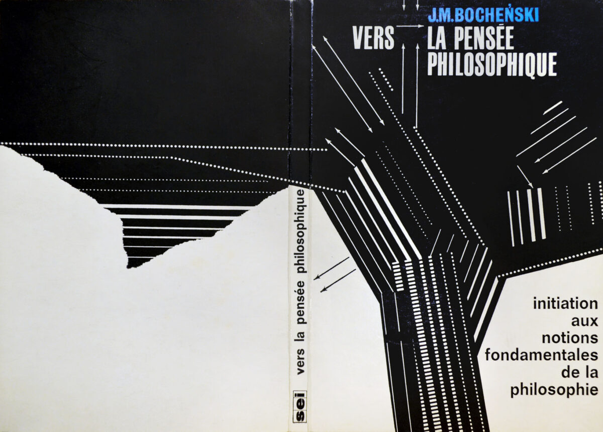 Okładka - J. M. Bocheński, Vers la pensée philosophique