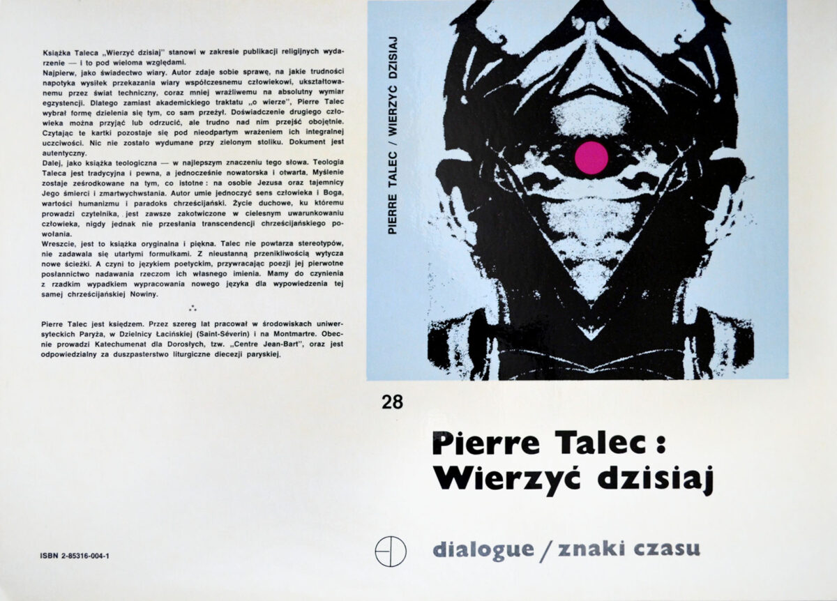 Okładka - Pierre Talec, Wierzyć dzisiaj