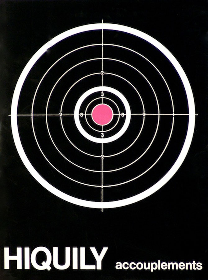 Okładka - Hiquily. Accouplements, 21 novembre – 20 décembre 1973, Galerie Hervé Odermatt, Paris