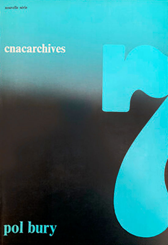 Okładka - CNAC Archives 7, Pol Bury