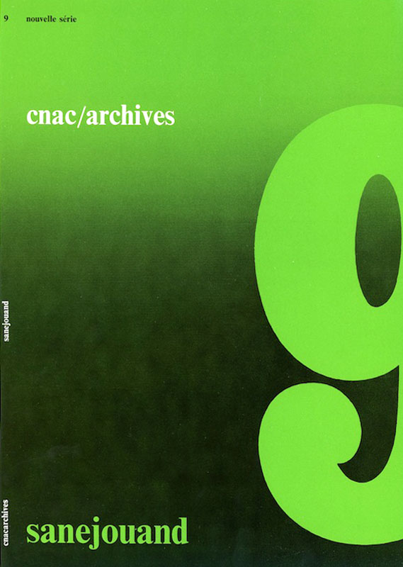 Okładka - CNAC Archives 9, Sanejouand