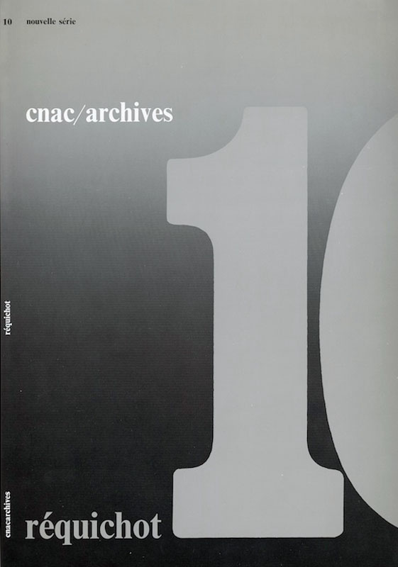 Okładka - CNAC Archives 10, Réquichot