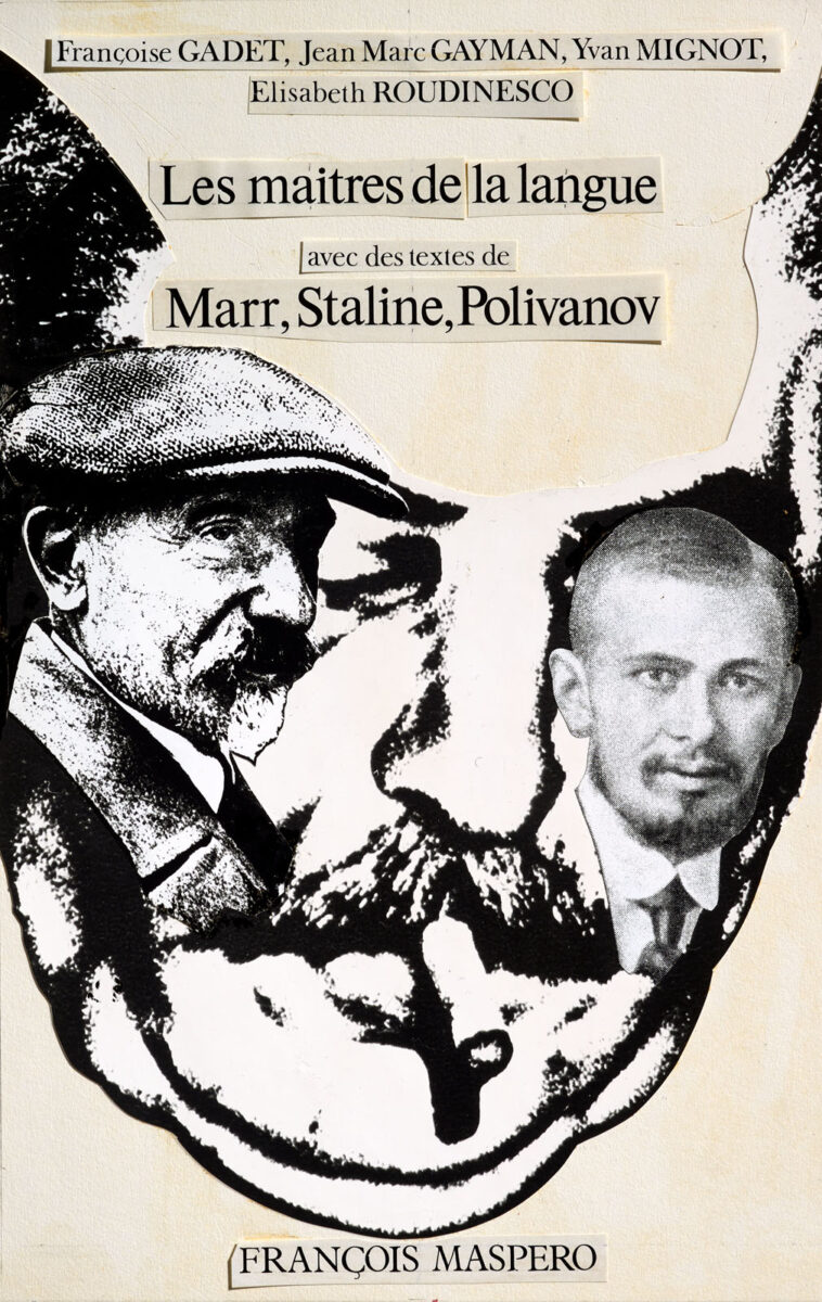 Okładka - Les Maîtres de la langue avec des textes de Marr, Staline, Polivanov